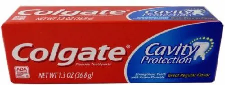 Colgate - 151111 - Cavity Protection Toothpaste Cavity Protection Regular Flavor 1 oz. Tube
