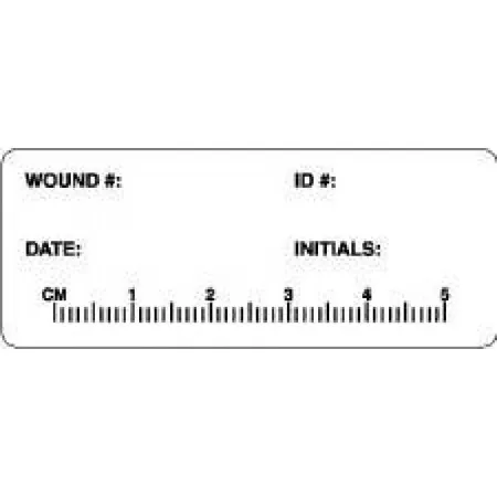 Precision Dynamics - ILWHP01 - Pre-printed Label Advisory Label White Paper Wound Black Safety And Instructional 1 X 2-1/2 Inch