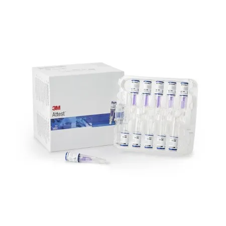 3M - Attest Rapid Readout - 1491 - Attest Rapid Readout Sterilization Biological Indicator Vial Steam 2-1/2 Inch