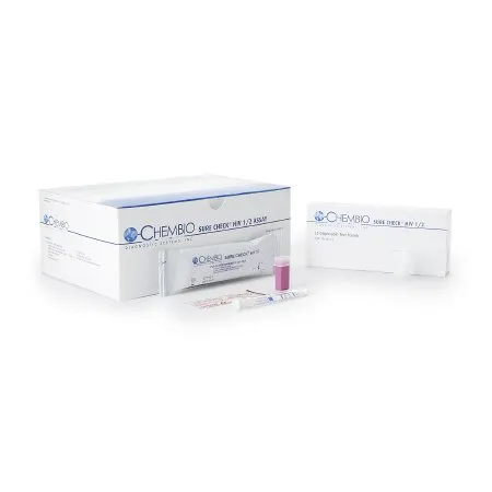 Chembio Diagnostic - Sure Check - 60-9507-0 - Sexual Health Test Kit Sure Check HIV-1/2 25 Tests CLIA Waived Sample Dependent