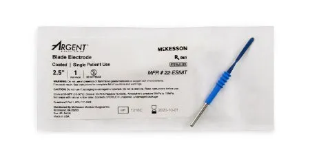 McKesson - 22-ES58T - Blade Electrode Mckesson Argent Coated Stainless Steel Blade Tip Disposable Sterile