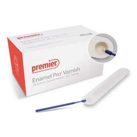 Premier Dental Products - Enamel Pro Varnish - 9007547 - Enamel Pro Varnish Fluoride Treatment 0.4 Ml X 35 Per Box Vanilla Mint Flavor