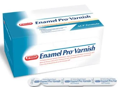 Premier Dental Products - Enamel Pro Varnish - 9007543 - Enamel Pro Varnish Fluoride Treatment 0.4 Ml X 200 Per Box Strawberries n Cream Flavor