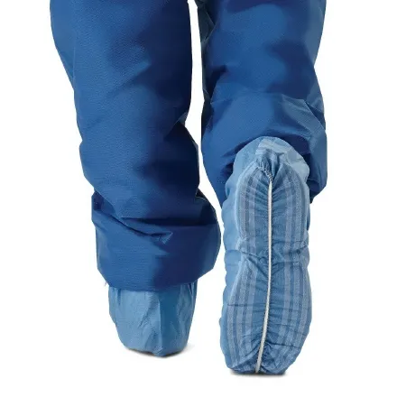 Medline - Premium - NON29859 - Shoe Cover Premium X-large Shoe High Nonskid Sole Blue Nonsterile