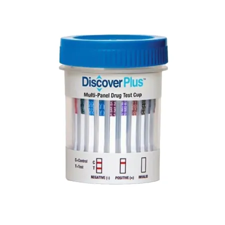 American Screening - Discover Plus - DISP-DUD-6124N - Drugs Of Abuse Test Kit Discover Plus Amp, Bar, Bup, Bzo, Coc, Mamp/met, Mdma, Mtd, Opi, Oxy, Pcp, Thc (cr, Ph, Sg) 25 Tests Clia Waived