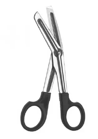 V. Mueller - SU2014-003 - Bandage Scissors 7-1/2 Inch Length Surgical Grade Stainless Steel / Plastic