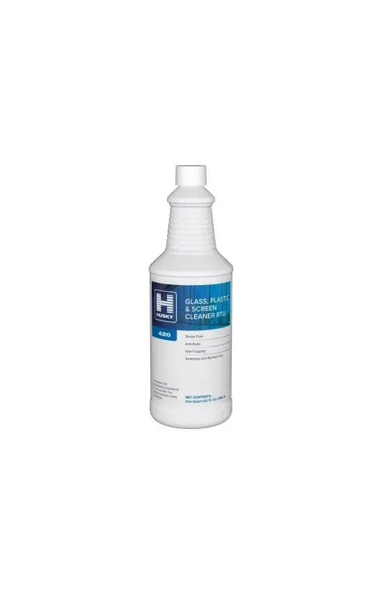 Canberra - Husky 420 - HSK-420-05 - Husky 420 Glass / Surface Cleaner Antistatic Manual Pour Liquid 1 Quart Bottle Mild Scent Nonsterile