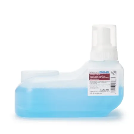 Ecolab Professional - 6000233 - Ecolab Equi Mild Antimicrobial Soap Equi Mild Foaming 750 mL Dispenser Refill Bottle Floral Scent