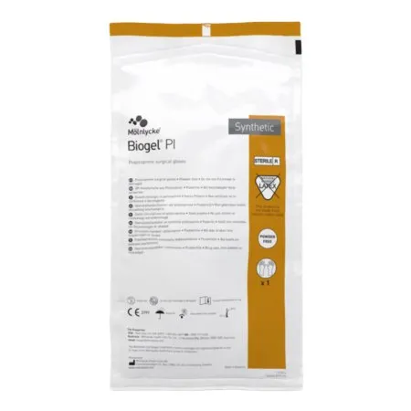 Molnlycke - Biogel PI - 40890 - Surgical Glove Biogel PI Size 9 Sterile Polyisoprene Standard Cuff Length Micro-Textured Ivory Chemo Tested