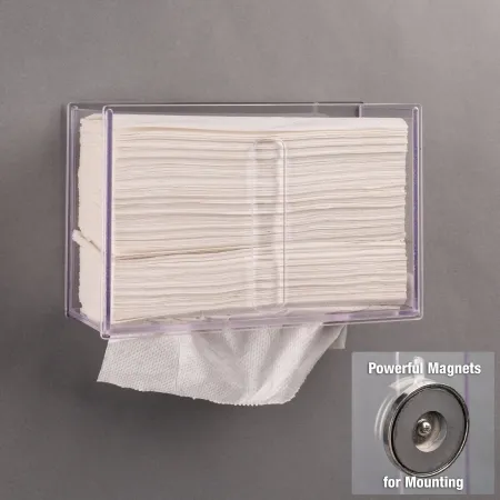 Poltex - PAPRTWL-M - Paper Towel Dispenser Poltex Clear Petg Magnet Mount