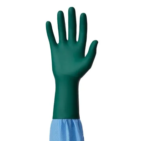 Medline - MSG6580 - DermAssure Green Surgical Glove DermAssure Green Size 8 Sterile Polychloroprene Standard Cuff Length Smooth Dark Green Chemo Tested