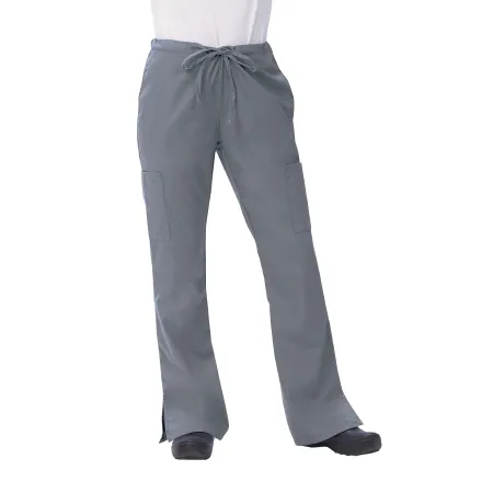 Fashion Seal Uniforms - Simply Soft - 8104-4XL - Scrub Pants Simply Soft Cargo 4x-large Pewter Female