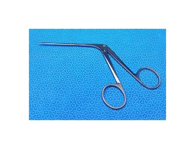 Aesculap - MA165R - Micro Forceps Aesculap House 3-1/8 Inch Working Length Surgical Grade Stainless Steel Nonsterile Nonlocking Finger Ring Handle Straight 4 Mm Serrated Tips