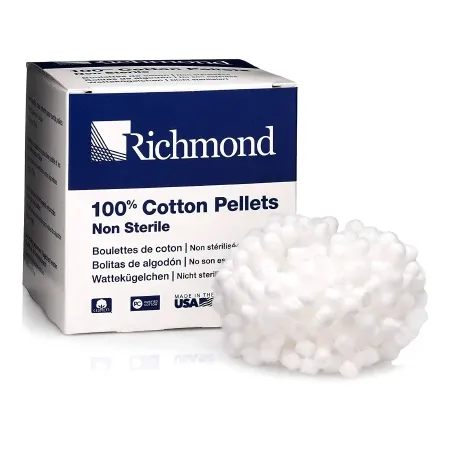 Richmond Dental - 100108 - Cotton Pellet Size 3 Cotton NonSterile
