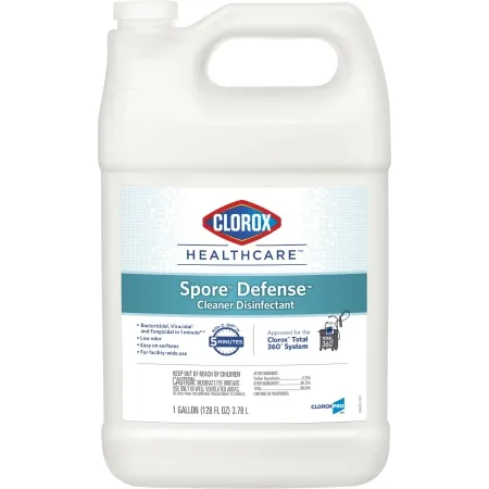 The Clorox - Clorox Healthcare Spore10 Defense - 32122 - Clorox Healthcare Spore10 Defense Surface Disinfectant Cleaner Refill Sporicidal Manual Pour Liquid 1 Gal. Jug Scented Nonsterile