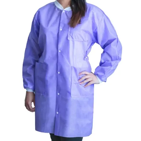 Dukal - UGC-6604-XL - FitMe Lab Coats X-Large Lavender 10-bg