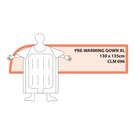 Medical Solutions - Cocoon - CLM-096 - Patient Pre-warming Gown Cocoon X-large Disposable