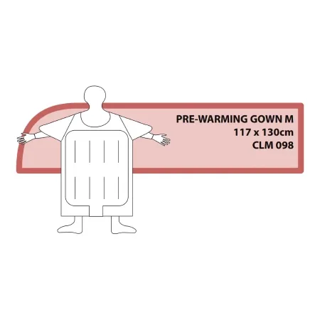 Medical Solutions - Cocoon - CLM-098 - Patient Pre-warming Gown Cocoon Medium Disposable