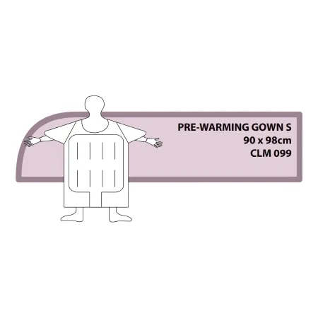 Medical Solutions - Cocoon - CLM-099 - Patient Pre-warming Gown Cocoon Small Disposable