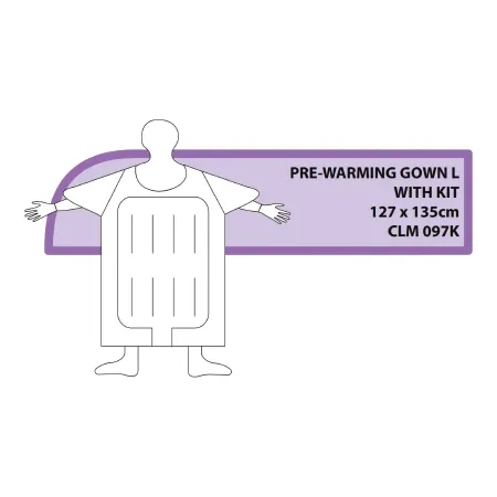 Medical Solutions - Cocoon - CLM-097K - Patient Pre-warming Gown Kit Cocoon Large Disposable