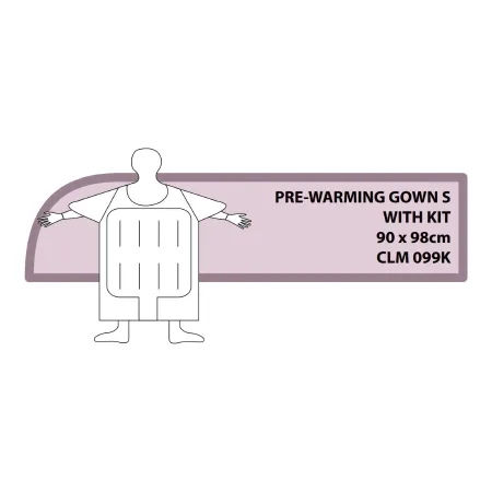 Medical Solutions - Cocoon - CLM-099K - Patient Pre-warming Gown Kit Cocoon Small Disposable