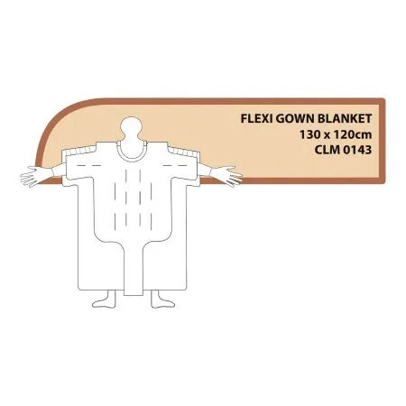 Medical Solutions - Cocoon - CLM-0143 - Patient Pre-warming Flexi Gown Cocoon Disposable