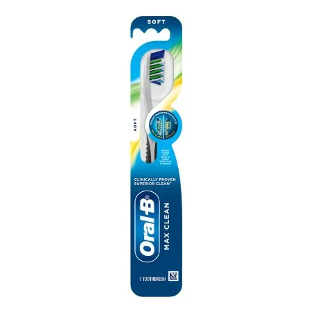 Procter & Gamble - Oral-B Max Clean - 30041010846 - Toothbrush Oral-b Max Clean Green / White Adult Soft