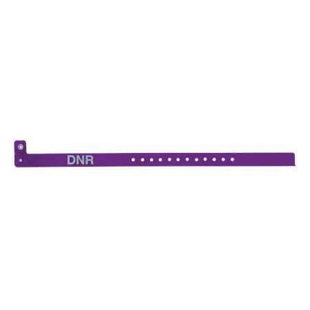 PDC Healthcare - ClearImage - 130A-96-PDM - Identification Wristband Clearimage Alert Band Permanent Snap dnr