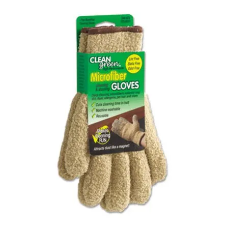 Master Caster - MAS-18040 - Cleangreen Microfiber Dusting Gloves, 5 X 10, Pair