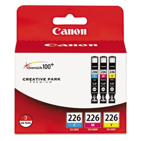Canon - CNM-4547B005 - 4547b005 (cli-226) Ink, Cyan/magenta/yellow, 3/pack