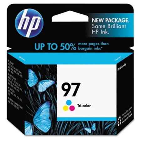 HP - HEW-C9363WN - Hp 97, (c9363wn) Tri-color Original Ink Cartridge