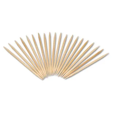 AmerCareRoyal - RPP-R820 - Round Wood Toothpicks, 2.5, Natural, 800/box, 24 Boxes/case, 5 Cases/carton, 96,000 Toothpicks/carton