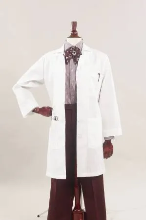 Fashion Seal Uniforms - 400-M - Lab Coat White Medium Knee Length 80% Polyester / 20% Cotton Reusable
