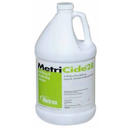 Metrex Research - MetriCide 28 - 10-2800 -  Glutaraldehyde High Level Disinfectant  Activation Required Liquid 1 gal. Jug Max 28 Day Reuse