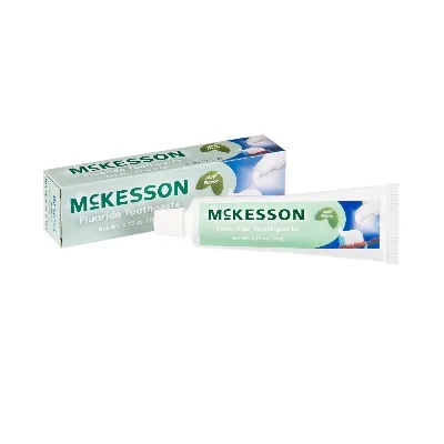Mckesson - 16-9570 - Toothpaste  Mint Flavor 2.75 oz. Tube