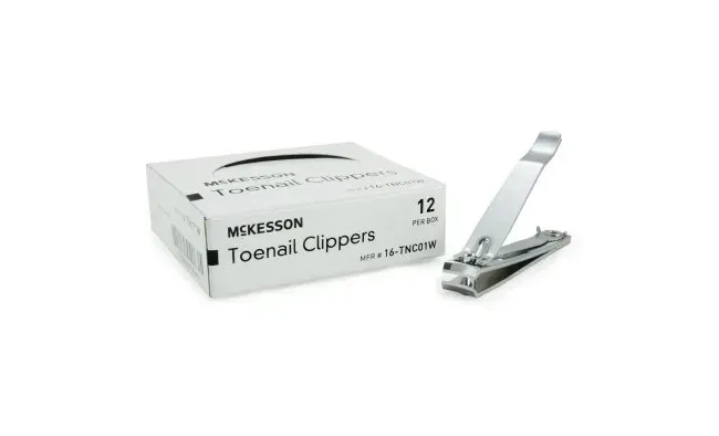 McKesson 16-TNC01W Medi-Pak Toenail Clipper-12/Box