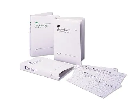 3M - From: 1266 To: 1266-A - Log Book with 50 Record Charts For Steam Sterilizers For use with Attest BI # 1261 or 1262