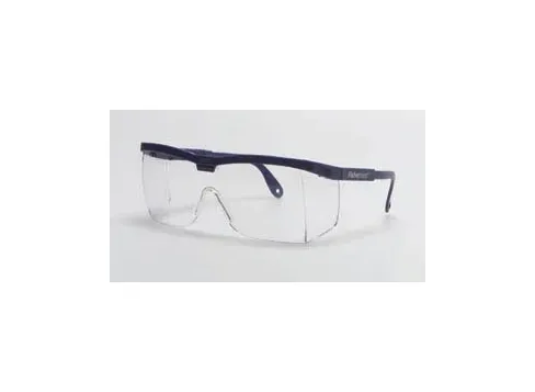 Fisher Scientific - Fisherbrand - 191302088 - Safety Glasses Fisherbrand Adjustable Temple Hardcoated Clear Tint Black Frame Over Ear One Size Fits Most