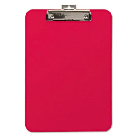 Mobile OPS - BAU-61622 - Unbreakable Recycled Clipboard, 0.25 Clip Capacity, Holds 8.5 X 11 Sheets, Red