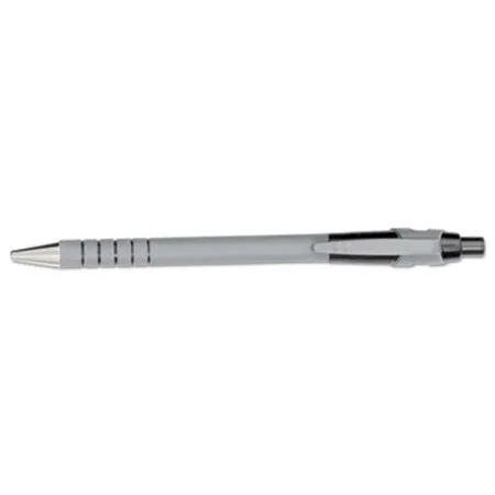 Paper Mate - FlexGrip Ultra Recycled - PAP-9530131 - Flexgrip Ultra Recycled Ballpoint Pen, Retractable, Medium 1 Mm, Black Ink, Black/gray Barrel, Dozen