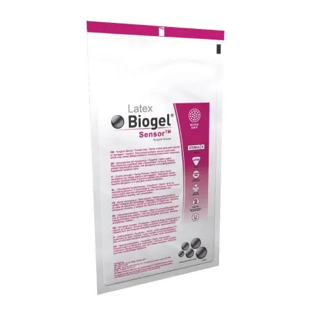 Molnlycke - Biogel Sensor - 30685 - Surgical Glove Biogel Sensor Size 8.5 Sterile Latex Standard Cuff Length Micro-Textured Straw Not Chemo Approved