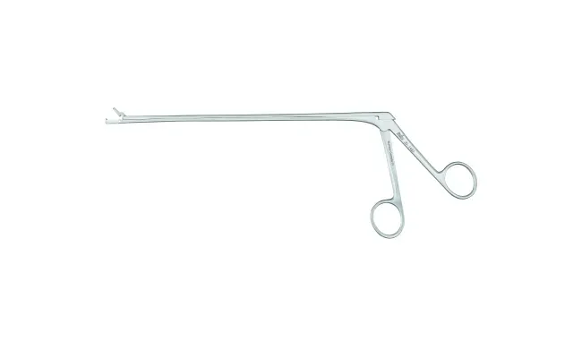 Integra Lifesciences - Miltex - 30-1487 - Uterine Biopsy Forceps Miltex Wittner 8-1/2 Inch Length Or Grade German Stainless Steel Nonsterile Nonlocking Finger Ring Handle Straight 3.5 X 8 Mm Tapered Oblong Bite With Teeth On Lower Jaw