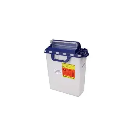 BD Becton Dickinson - Recykleen - 305622 -  Pharmaceutical Waste Container  White Base 16.6 H X 10.7 W X 6 D Inch Horizontal Entry 3 Gallon