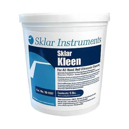 Sklar - Sklar Kleen - 10-1607 - Instrument Detergent Sklar Kleen Powder Concentrate 5 lbs. Pail Mild Scent