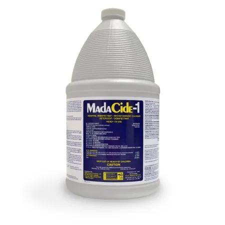 Mada Medical Products - MadaCide-1 - 7009 - MadaCide 1 MadaCide 1 Surface Disinfectant Cleaner Alcohol Free Manual Pour Liquid 1 gal. Jug Scented NonSterile