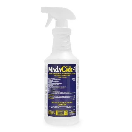 Mada Medical Products - MadaCide-1 - 7008 - MadaCide-1 Surface Disinfectant Cleaner Broad Spectrum Pump Spray Liquid 32 oz. Bottle Scented NonSterile