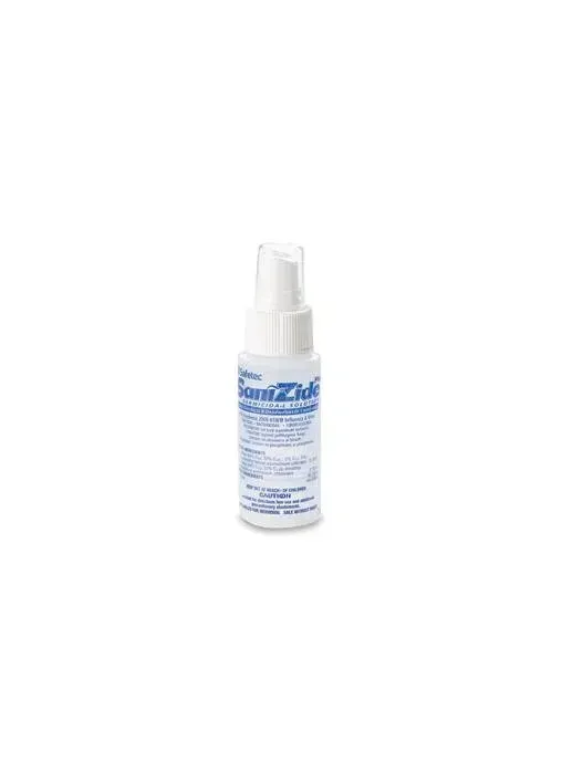 Safetec of America - SaniZide Plus - 34800 -   Surface Disinfectant Cleaner Quaternary Based Pump Spray Liquid 4 oz. Bottle Ammonia Scent NonSterile