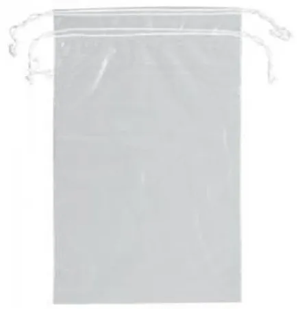 RD Plastics - G100 - Patient Belongings Bag 5 X 8 Inch Plastic Drawstring Closure Clear
