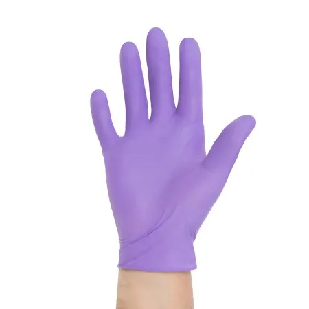 O&M Halyard - Purple Nitrile - 55091 - Exam Glove Purple Nitrile Small Sterile Pair Nitrile Standard Cuff Length Textured Fingertips Purple Not Rated