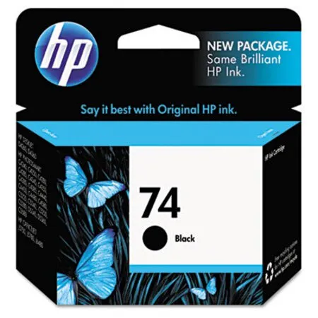 HP - HEW-CB335WN - Hp 74, (cb335wn) Black Original Ink Cartridge